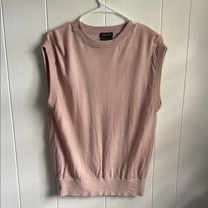 Longchamp Pink Sweater Vest Sm S
